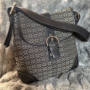2003 Vintage Coach Soho Signature convertible crossbody or shoulder bag